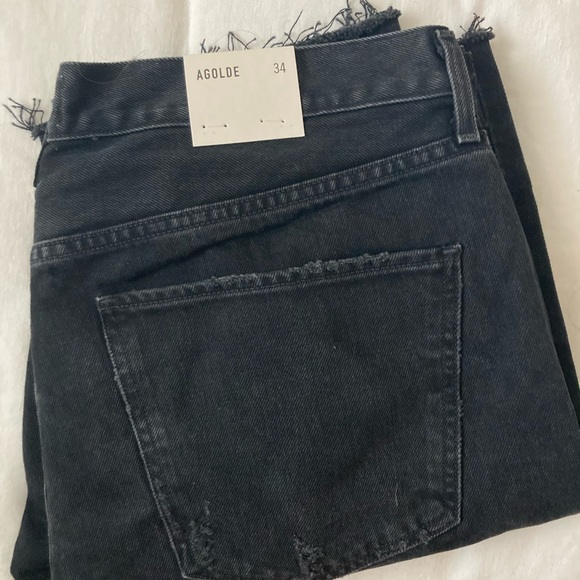 AGOLDE Cherie High Rise Straight in Distortion - Picture 5 of 10